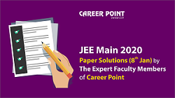 JEE Main Paper Solutions of 8 January