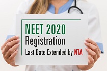 NEET 2020 Registration Last Date Extended