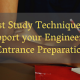 Best Study Techniques to support your Engineering Entrance preparation