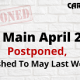 JEE Main 2020 Postponed