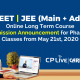 NEET JEE (Main & Advanced) Online long term course phase-2 starts from May 21st, 2020