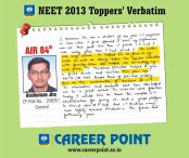 NEET 2013 Toppers Verbatim