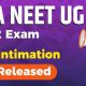 NTA NEET UG 2022 Exam City Intimation Slip Released