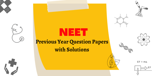 NEET Previous Year Question Papers with Solutions