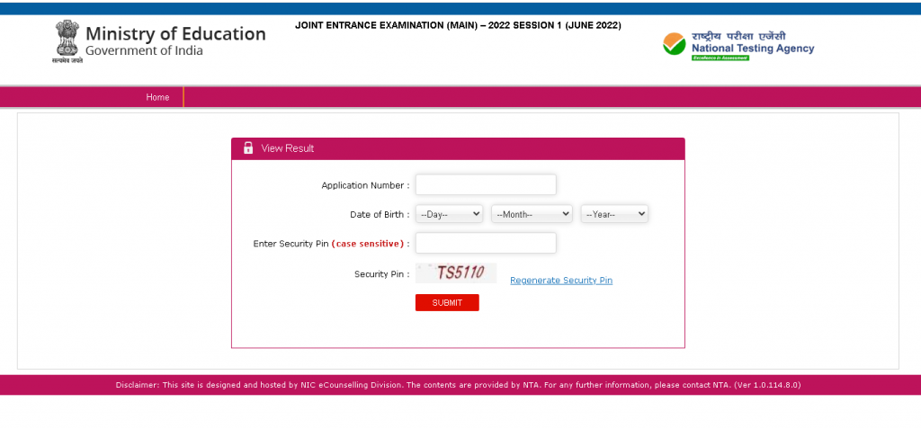 JEE Main 2022 Session 1 Result