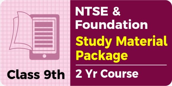 Study Material NTSE & Foundation (2yrs)