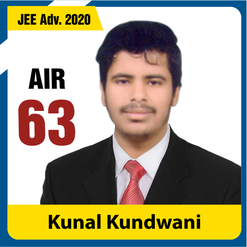 JEE Advanced Ranker Kunal Kundwani