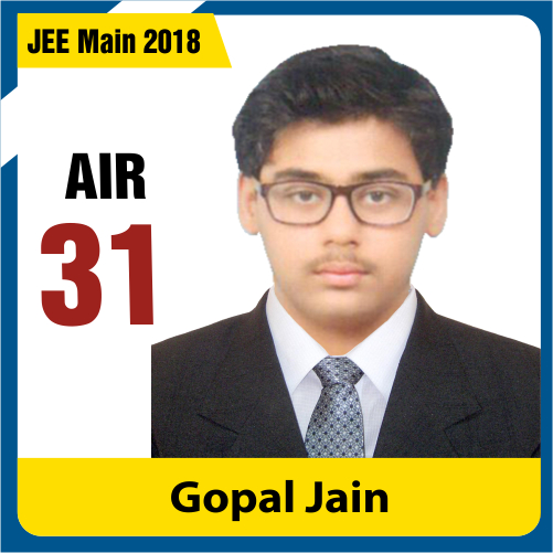JEE Main Ranker Gopal Jain