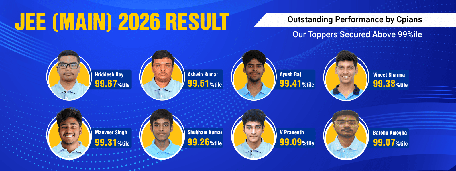 JEE Latest Result 2026